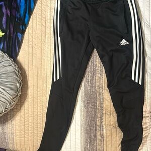 XS black Adidas athletic pants